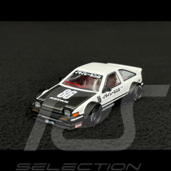 Toyota Sprinter Trueno AE86 n° 86 Kaido Works IMAI Racing V1 1983 Blanc 1/64 Mini GT KHMG180