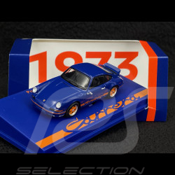 Porsche 911 RS 2.7 1973 Bleu / Orange 1/64 Spark 64SP007-A