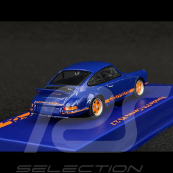 Porsche 911 RS 2.7 1973 Bleu / Orange 1/64 Spark 64SP007-A