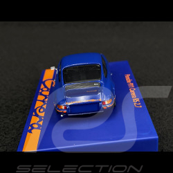 Porsche 911 RS 2.7 1973 Blue / Orange 1/64 Spark 64SP007-A