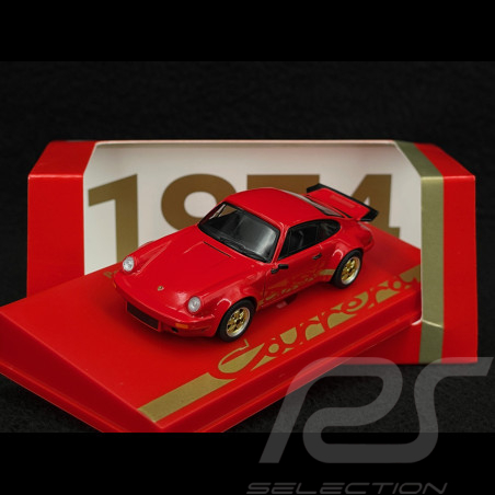 Porsche 911 RS 3.0 1974 Indischrot / Gold 1/64 Spark 64SP007-C