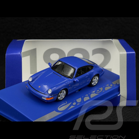Porsche 911 Carrera RS 3.6 Type 964 1992 Maritime Blue / Grey 1/64 Spark 64SP007-E