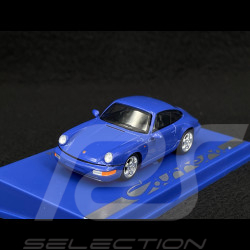 Porsche 911 Carrera RS 3.6 Type 964 1992 Maritime Blue / Grey 1/64 Spark 64SP007-E