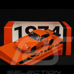 Porsche 911 RS 3.0 1974 Continental Orange / Black 1/64 Spark 64SP007-D
