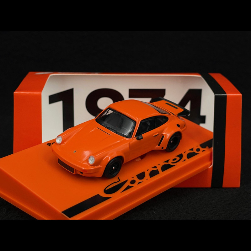 エンデュランスインフォ別注 1/43 ポルシェ 911 3.0 RSR 1974 Porsche 911 RSR 3.0 1974 Continental Orange / Black 1/64 Spark