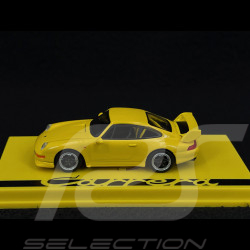 Porsche 911 RS Clubsport Type 993 1992 Jaune Vitesse / Noir 1/64 Spark 64SP007-F