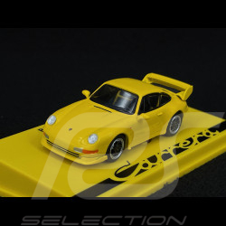 Porsche 911 RS Clubsport Typ 993 1992 Speedgelb / Schwarz 1/64 Spark 64SP007-F