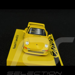 Porsche 911 RS Clubsport Type 993 1992 Jaune Vitesse / Noir 1/64 Spark 64SP007-F