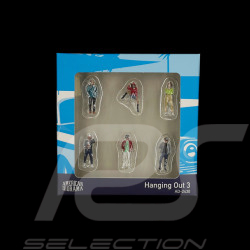 Set Figurines Sporty and Elegant Style Various Characters Diorama 1/64 Mini GT AD-2430