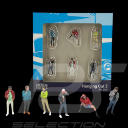 Set Figurines Sporty and Elegant Style Various Characters Diorama 1/64 Mini GT AD-2430