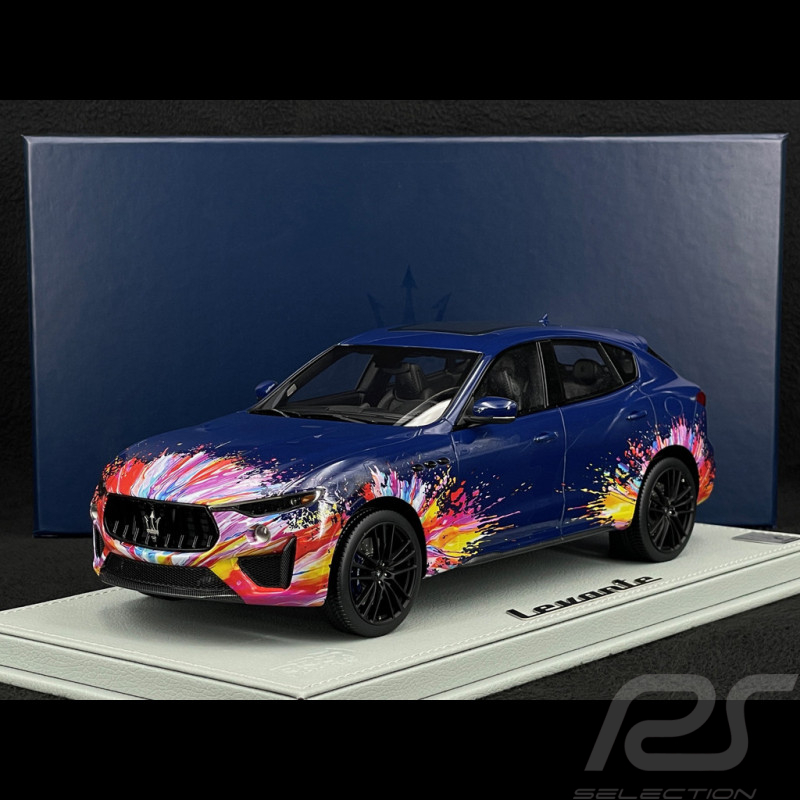 Maserati Levante Trofeo Fuoriserie Edition Massimo Bottura 2020 Blu Stradale 1/18 BBR Models BBRC1844BOTMAS