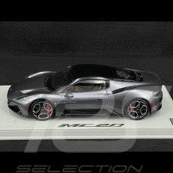 Maserati MC20 2020 Grigio Mister / Glänzendes Schwarz 1/18 BBR Models HE180051FMAS