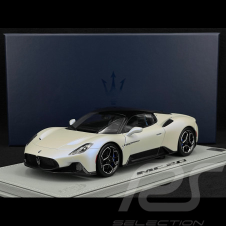 Maserati MC20 2020 Bianco Audace / Noir Brillant 1/18 BBR Models HE180051AMAS