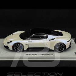 Maserati MC20 2020 Bianco Audace / Noir Brillant 1/18 BBR Models HE180051AMAS