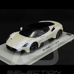 Maserati MC20 2020 Bianco Audace / Glänzendes Schwarz 1/18 BBR Models HE180051AMAS