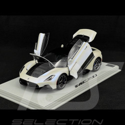 Maserati MC20 2020 Bianco Audace / Glossy Black 1/18 BBR Models HE180051AMAS