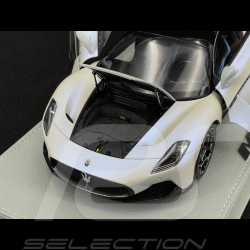 Maserati MC20 2020 Bianco Audace / Glossy Black 1/18 BBR Models HE180051AMAS