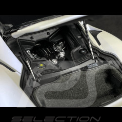 Maserati MC20 2020 Bianco Audace / Glossy Black 1/18 BBR Models HE180051AMAS