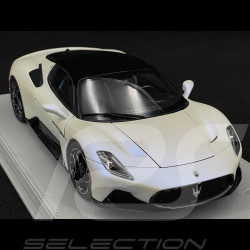 Maserati MC20 2020 Bianco Audace / Glänzendes Schwarz 1/18 BBR Models HE180051AMAS