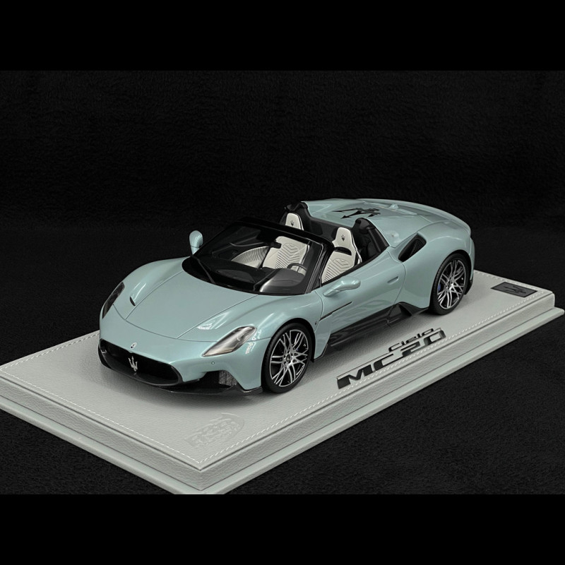 Maserati MC20 Cielo 2020 Iridescent Pearly Aquamarina 1/18 BBR