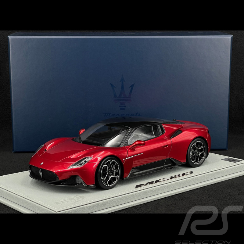Maserati MC20 2020 Rosso Vincente / Noir Brillant 1/18 BBR Models HE180051CMAS
