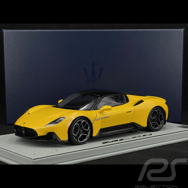Maserati MC20 2020 Giallo Genio / Glossy Black 1/18 BBR Models HE180051DMAS