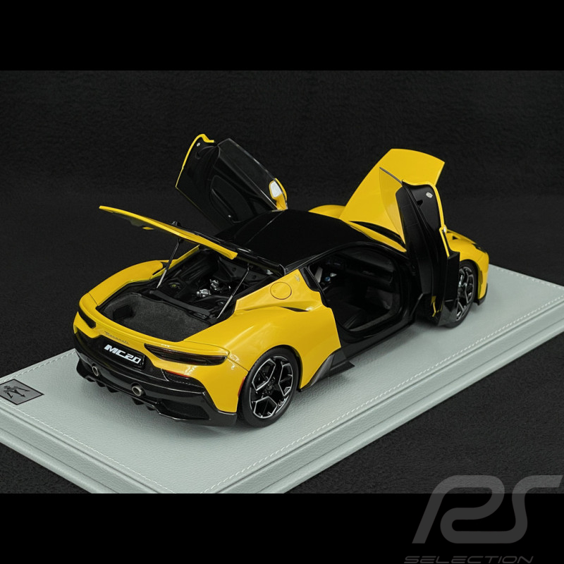 Maserati MC20 2020 Giallo Genio / Glossy Black 1/18 BBR Models HE180051DMAS