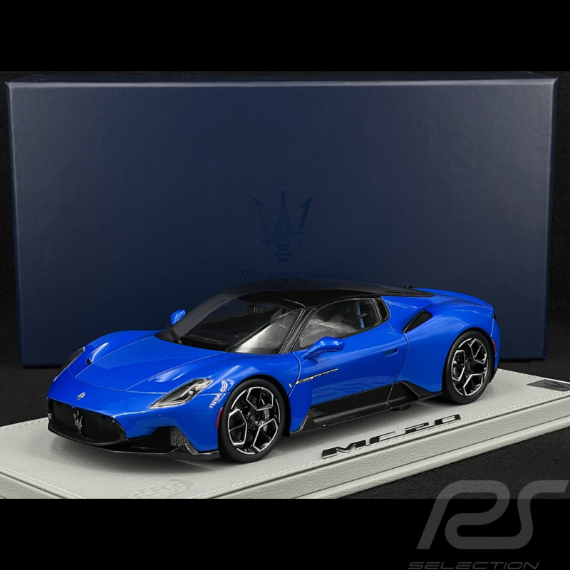 Maserati MC20 2020 Blu Infinito / Glänzendes Schwarz 1/18 BBR Models HE180051EMAS