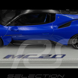 Maserati MC20 2020 Blu Infinito / Glossy Black 1/18 BBR Models P18191EMAS