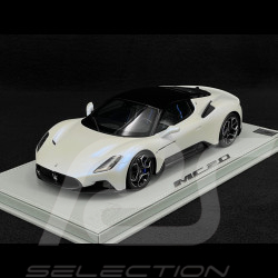 Maserati MC20 2020 Bianco Audace / Glänzendes Schwarz 1/18 BBR Models P18191D1MAS