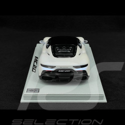 Maserati MC20 2020 Bianco Audace / Glänzendes Schwarz 1/18 BBR Models P18191D1MAS