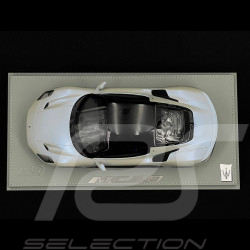 Maserati MC20 2020 Bianco Audace / Glossy Black 1/18 BBR Models P18191D1MAS