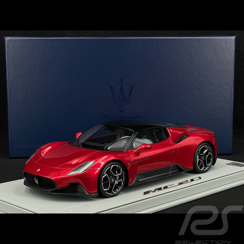 Maserati MC20 2020 Rosso Vincente / Glänzendes Schwarz Limitierte Auflage 1/18 BBR Models P18191CMAS