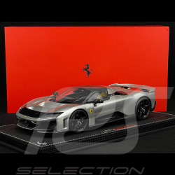 LETZTER TEIL DER SERIE : 24/24 Ferrari F80 2024 Aluminium Lucido 1/18 BBR Models P18253E