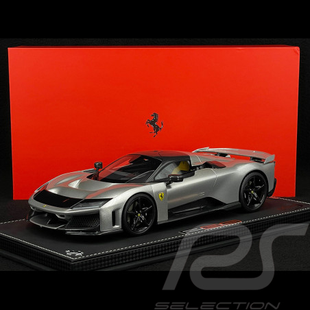 LAST IN THE SERIES : 24/24 Ferrari F80 2024 Aluminum Lucido 1/18 BBR Models P18253E