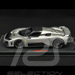 DERNIÈRE DE LA SÉRIE : 24/24 Ferrari F80 2024 Aluminium Lucido 1/18 BBR Models P18253E