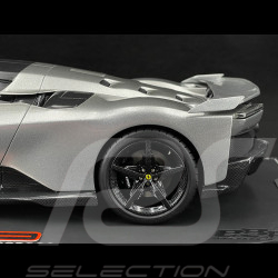 LAST IN THE SERIES : 24/24 Ferrari F80 2024 Aluminum Lucido 1/18 BBR Models P18253E