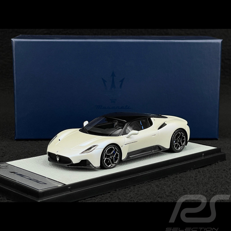 Maserati MC20 2020 Bianco Audace Nacré Irisé 1/43 BBR Models BBRC251AMAS