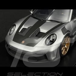 Porsche 911 GT3 RS Type 992 2022 Weissach Package Metallic GT Silver 1/18 Spark WAP0211540P003