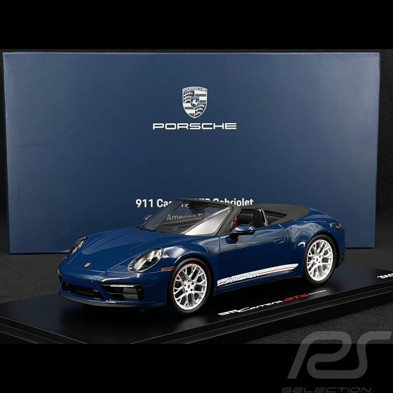 Porsche 911 Carrera GTS Cabriolet Type 992 America Edition 2022 Azure Blue 1/18 Spark WAP0211060PGTA
