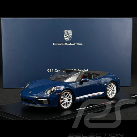 Porsche 911 Carrera GTS Cabriolet Type 992 America Edition 2022 Bleu Azur 1/18 Spark WAP0211060PGTA