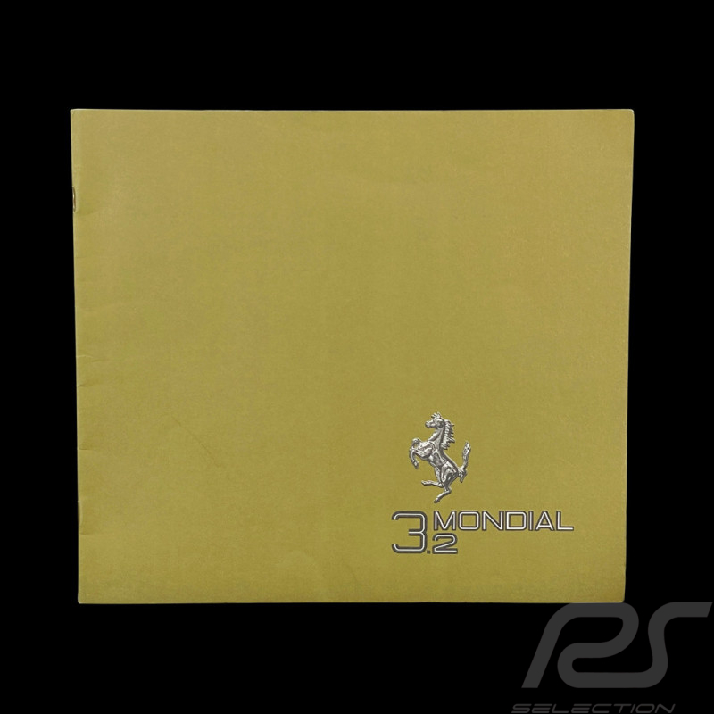Ferrari Brochure Mondial 3.2 1985/1987 in Italian English French German ﻿﻿8M/2/87