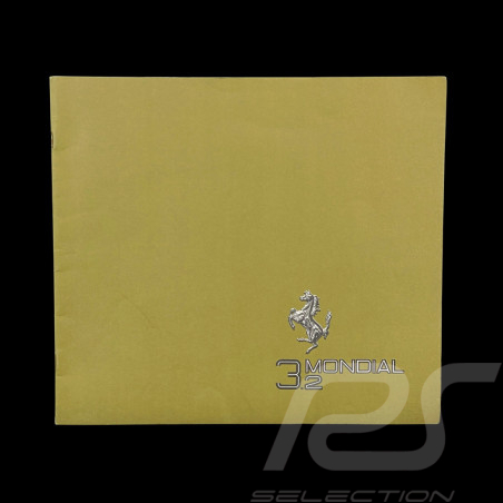 Brochure Ferrari Mondial 3.2 1985/1987 en Italien Anglais Français Allemand ﻿8M/2/87