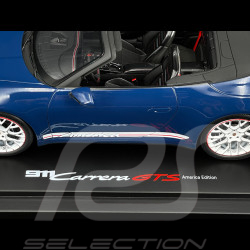 Porsche 911 Carrera GTS Cabriolet Type 992 America Edition 2022 Azure Blue 1/18 Spark WAP0211060PGTA
