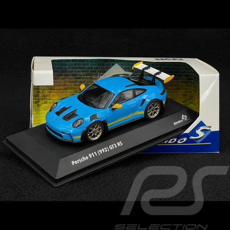 Porsche 911 GT3 RS Typ 992 2023 Tribute to Daytona 2003 Rivierablau / Racinggelb 1/43 Solido S4314803
