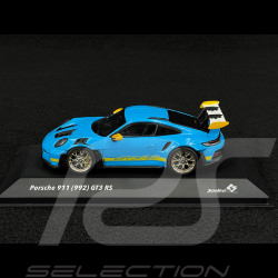 Porsche 911 GT3 RS Typ 992 2023 Tribute to Daytona 2003 Rivierablau / Racinggelb 1/43 Solido S4314803