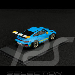Porsche 911 GT3 RS Typ 992 2023 Tribute to Daytona 2003 Rivierablau / Racinggelb 1/43 Solido S4314803