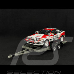 Set Rallye Toyota Celica GT-Four ST165 n° 3 Vainqueur Rallye Safari 1990 avec Remorque 1/18 Ottomobile OT480