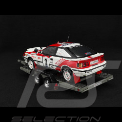 Set Rallye Toyota Celica GT-Four ST165 n° 3 Vainqueur Rallye Safari 1990 avec Remorque 1/18 Ottomobile OT480