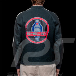 Carroll Shelby O'Shell Canvas Jacket Navy Blue / White Stripes - Men